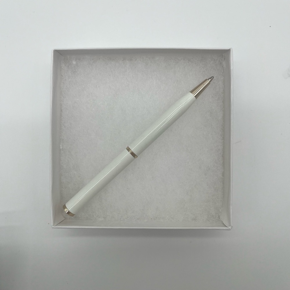 COACH Vintage Pen, White, NWOT